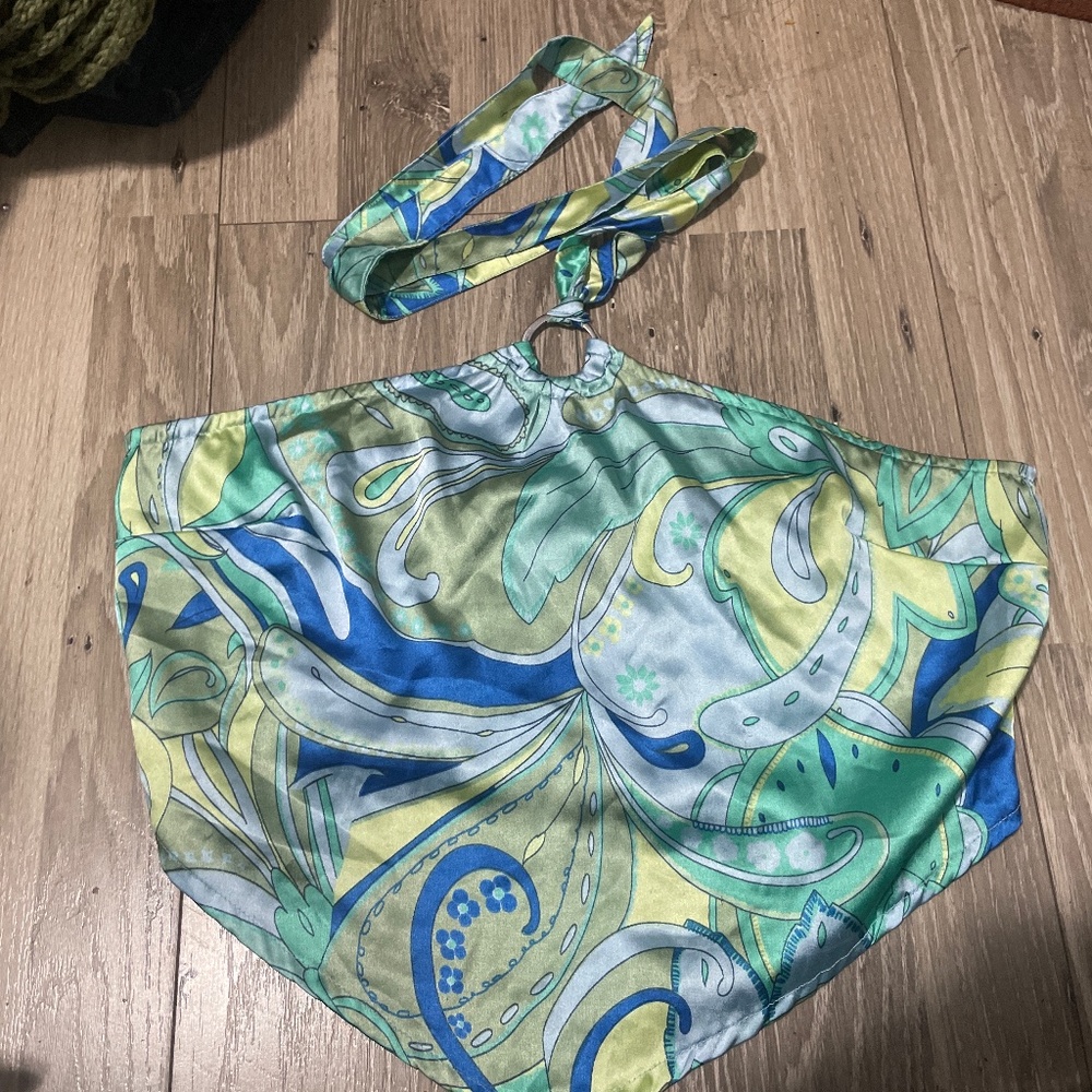 Printed Halter Top